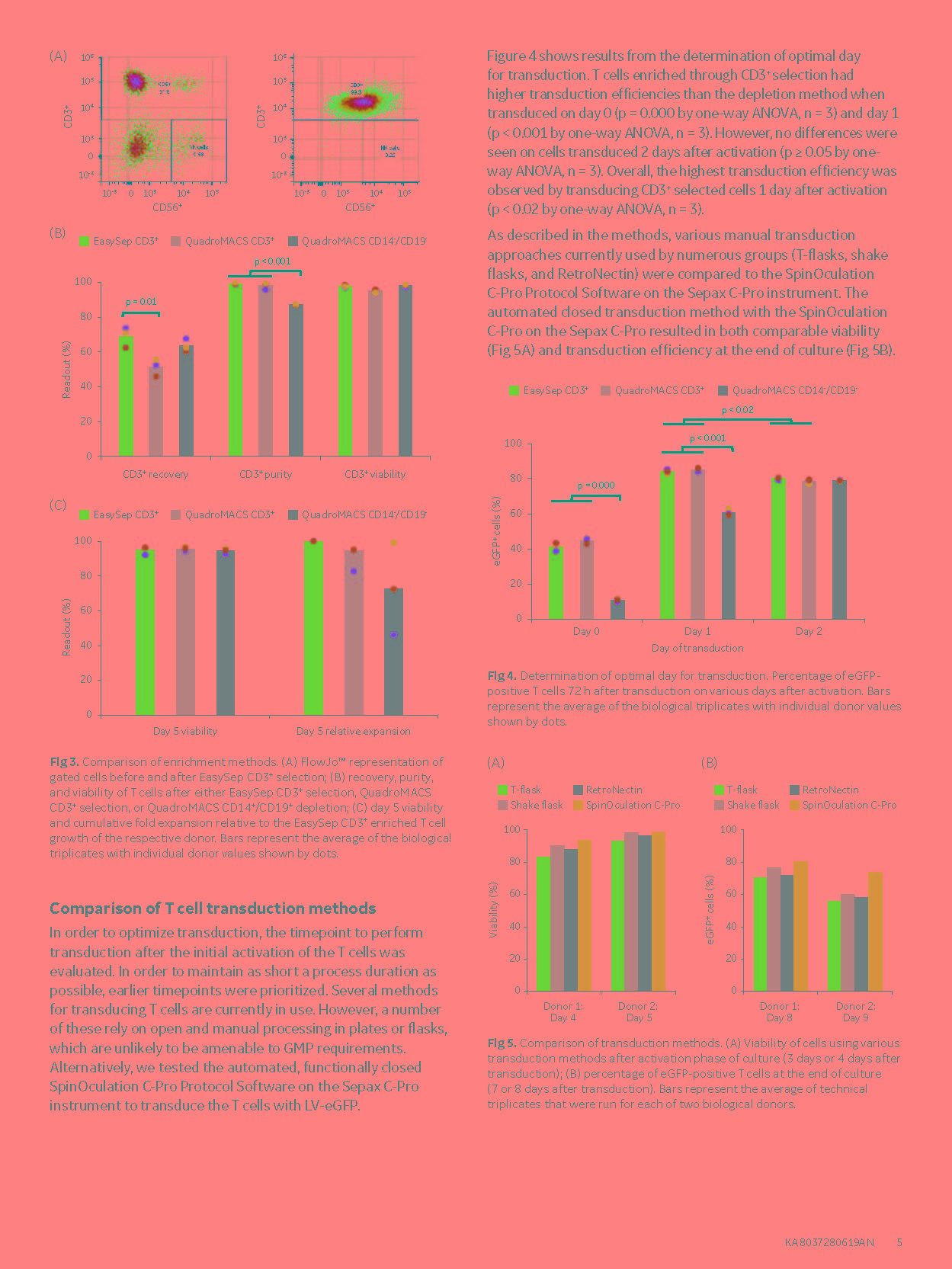 Closed and semi-automated processing of CAR T cells